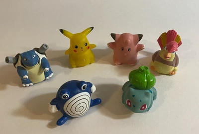 Figuras de colección Pokemon Sliders 1999 rodillos Oddzon - Lote de 6 - Pikachu, etc. Foto 1 de 4