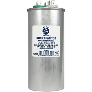 Condensador de doble funcionamiento Appli Parts para ac 50+5 Mfd uF (microfarads) 370 o 450VAC CB - Imagen 1 de 8