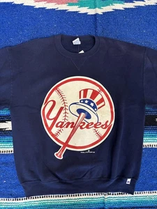 Vintage New York Yankees Sweatshirt Herren XL MLB Baseball Crewneck Made USA 90s - Bild 1 von 14