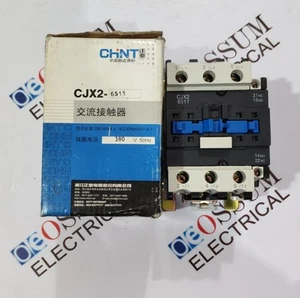 CHNT CJX2-6511 MAGNETIC CONTACTOR 65A VOLTAGE 440VAC FAST SHIPPING - Picture 1 of 10