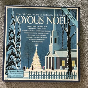 Box set of four original Christmas vinyl records from Raiders digest - Picture 1 of 21