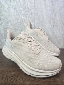 Hoka One One Clifton 9 Herren Laufen Trainingsschuhe Größe 8,5 sportlich beige - Bild 1 von 9