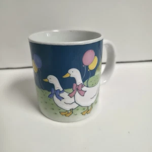 Duck 90s Cottage Granny Ceramic Coffee Farmhouse Mug - Picture 1 of 8