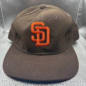 Cappello berretto vintage Sports Specialties San Diego Padres FITTED 7 1/4 100% lana anni 80 90 - Foto 1 di 5