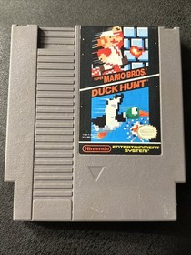 Super Mario Bros. / Duck Hunt (Nintendo Entertainment System NES, 1988) *TESTED*