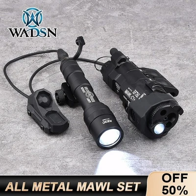 Wadsn Full-Metal MAWL-C1 Red Green Blue IR Laser M600U Flashlight AXON Switch - Image 1 of 4