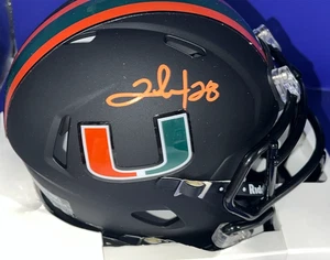 CLINTON PORTIS MIAMI HURRICANES  JSA AUTHENTICATED SIGNED ALT MINI HELMET - Picture 1 of 2