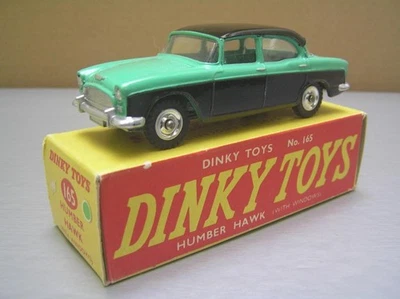 Dinky Toys 165 Humber Hawk green and black made in England Mint in Box - Image 1 of 4