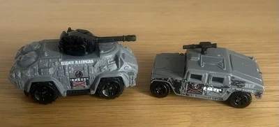 Matchbox A.R.V. MB722 Battle King's Ridge Raiders Rogue Tank & B1 BEF Hummer - Image 1 of 4