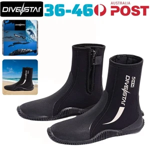 5MM Diving Boots Neoprene Wetsuit Water Shoes Swim Surfing Sailing Scuba Booties - Bild 1 von 22