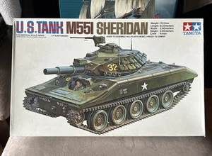 KIT MODELO ESCALA 1/35 SHERIDAN M551 EJÉRCITO DE EE. UU. MOTORIZADO TAMIYA SINB - Imagen 1 de 2