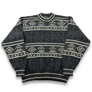 Suéter St Michaels Jersey Talla Mediana Pura Lana Nueva De Colección Fair Isle Grandad - Imagen 1 de 10