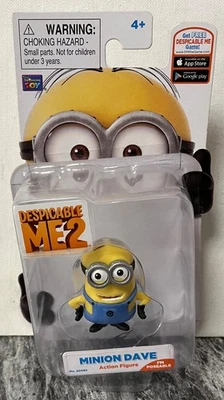 Boneco Thinkway Toys Despicable Me 2 Minion Dave Poseable Arms novo na caixa - Imagem 1 de 2