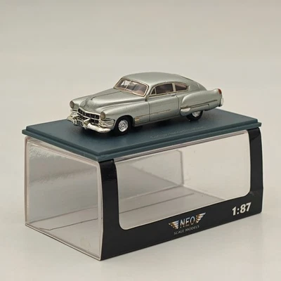 NEO SCALE MODELS 1/87 Cadillac Series 62 Sedanet Coupe Silver Resin Car Limited - Image 1 of 4