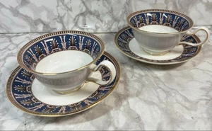 Wedgwood Beresford Teacup and Saucer Set – Pair (2 Cups & Saucers) Used - Picture 1 of 14