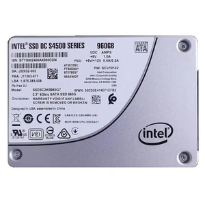 Intel DC S4500 Series 960GB 2.5'' SATA 3 SSDSC2KB960G7 SSD 95% Health - Picture 1 of 1