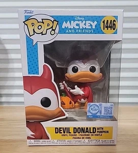 Funko POP Disney: Mickey and Friends Teufel Donald mit Kürbis #1446 - Bild 1 von 6