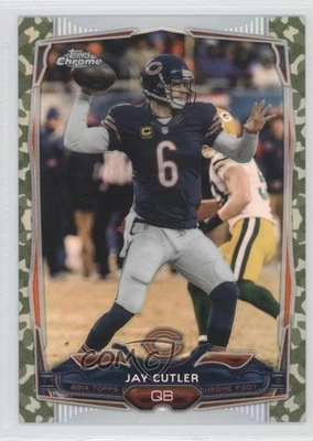 2014 Topps Chrome STS Camo Refractor /499 Jay Cutler #58 - Image 1 of 2