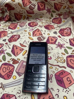 Original Nokia X2-00 Bluetooth FM JAVA 5MP Black / Red Mobile Phone - Image 1 of 4