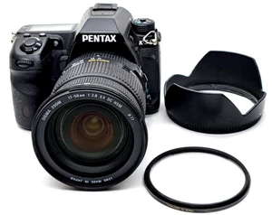 PENTAX K-50 16.3MP DSLR Camera Black w Sigma DC 17-50 2.8 EX HSM Lens - Picture 1 of 15