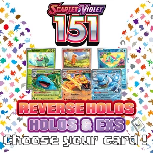 Pokemon Scarlet & Violet 151: Choose Your Card! Holo/Reverse Holo EX Master Set - Picture 1 of 191