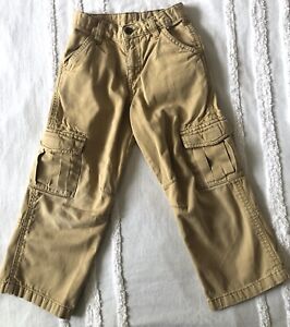 CHEROKEE Boys Caramel Cargo Pants- 4T