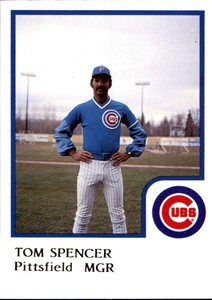 1986 Pittsfield Cubs ProCards #22 Tom Spencer Manager Baseball Card