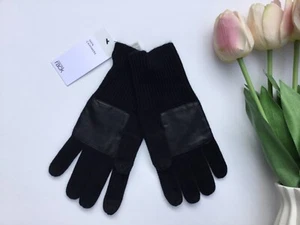Guanti Nordstrom Rack 100% CASHMERE colore NERO taglia unica nuovi regalo natale - Foto 1 di 23