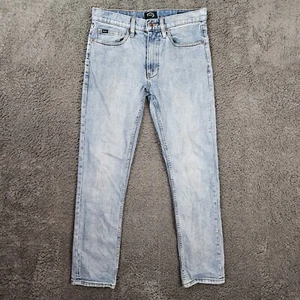 Pantalones de mezclilla elásticos calce ajustado RVCA Daggers para hombre talla 29x30 - Imagen 1 de 11