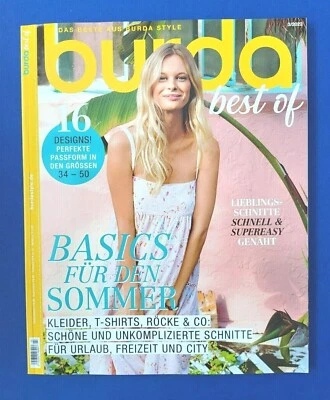 Burda Style best of 3/2022 Basics Sommer ,mit unbenutztem Schnittmuster ... NEU