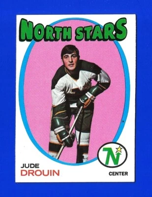 1971-72 Topps HOCKEY #68 JUDE DROUIN EXMINT+ MINNESOTA NORTH STARS (SB2) - Image 1 of 2