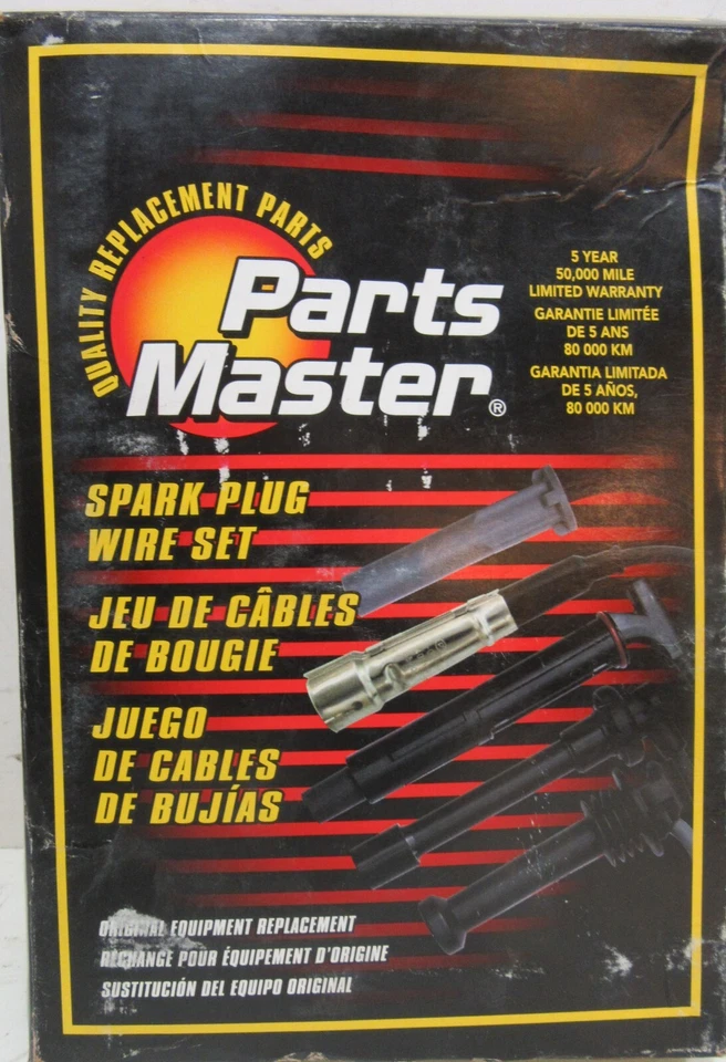 Parts Master  Spark Plug Wire Set 27537  1995-1998 Mazda Protege 1.8L - Image 1 of 1