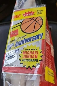 Michael Jordan Fleer Hanes 2018-19 RED SILVER Pack Brand New Unopened - Picture 1 of 3