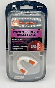 Shock Doctor Protezione Bocca Donna Superfit Basket Sport Fit Bianco Bassa Temp - Foto 1 di 7