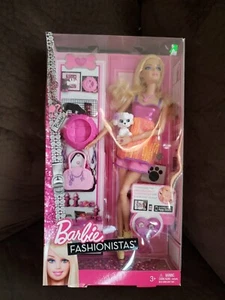 Barbie Fashionistas Glam Con Mascota Modelo Retirado Leer* - Imagen 1 de 2