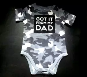 Baby Boy Garanimals 2 piece Camo set. Romper Top 6-9Months Pants 6Months NWOT - Picture 1 of 3