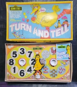 Vintage Sesame Street Turn'n Tell by Colorforms - Picture 1 of 10