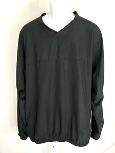 Footjoy Pullover Nero Felpa Leggera Scollo a V Manica Lunga Uomo Taglia XL - Foto 1 di 5