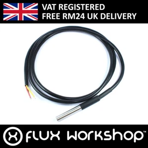 DS18B20 Temperatursonde Sensor 5V 1m Kabel Wasserdicht 1-Draht Fluss Werkstatt - Bild 1 von 2