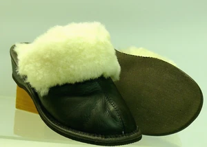 ZAPATILLAS SEÑORA ESTILO MULA 100% CUERO GENUINO SUPERIOR E INTERIOR - Imagen 1 de 9