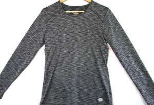 Dickies Men's Long Sleeve Black Gray Pullover Compression Shirt Small - Picture 1 of 9