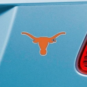 Texas Longhorns Heavy Duty Metal 3-D Color Auto Emblem - Picture 1 of 4