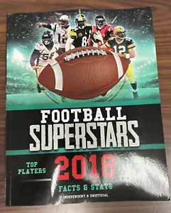Football Superstars 2018 / NFL / Oversized Softcover / Many Color Photos - Picture 1 of 2