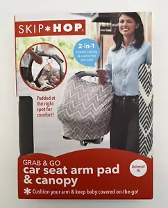 GRAB & GO BRACCIO SEGGIOLINO AUTO PAD & COPRI BALDACCHINO BAMBINO dal passeggino Skip Hop NUOVO IN SCATOLA - Foto 1 di 5