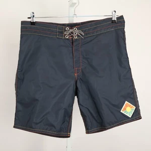 Birdwell Beach Britches Board Shorts Mens 35 Blue Pocket Drawstring Nylon - Picture 1 of 10