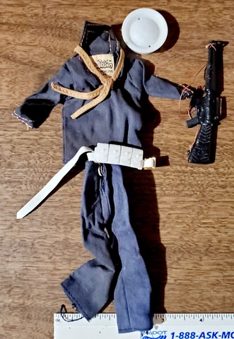 Vintage Mego Action Jackson Navy Sailor Uniform And Accessories Cover