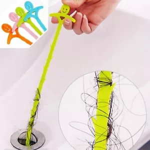 6 Pack multi-color Drain Clog Remover 20 Inch Sink Drain Cleaner Tool - Picture 1 of 9