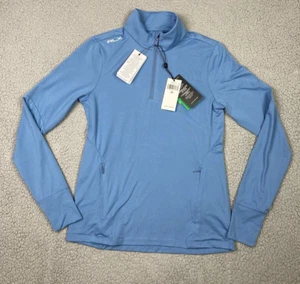 Ralph Lauren RLX Golf Pullover Top Women XS Blue 1/4 Zip UPF 50 Jersey Stretch - Picture 1 of 12