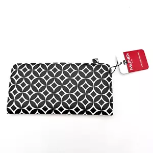 Mundi Black and White RFID Wallet NWT 7" x 3.5" - Picture 1 of 7