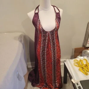 Free People Bohemian Night Maxi Slip Dress Size XS - Picture 1 of 8